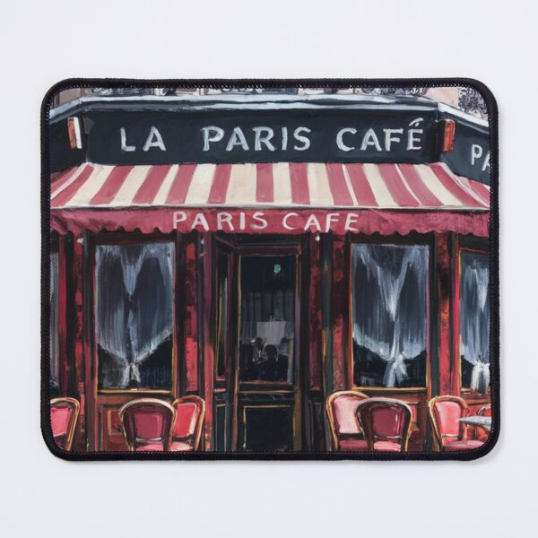 Item preview,  “La Paris Cafe”  | Watercolor Painting of a Charming Café de Paris. By Carraann designed and sold by CARRAANN.