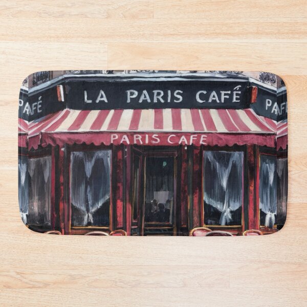 Item preview,  “La Paris Cafe”  | Watercolor Painting of a Charming Café de Paris. By Carraann designed and sold by CARRAANN.