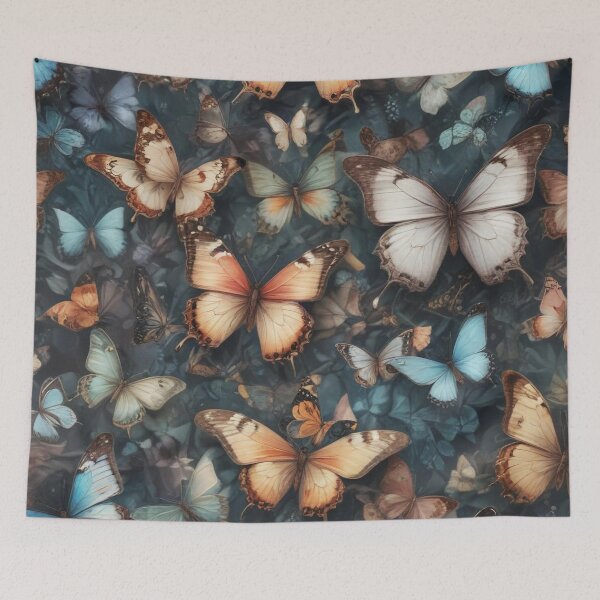 Item preview, Beautiful butterflies painting artwork print design designed and sold by Anshu3813.