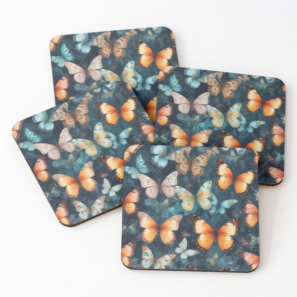 Item preview, Beautiful butterflies painting artwork print design designed and sold by Anshu3813.