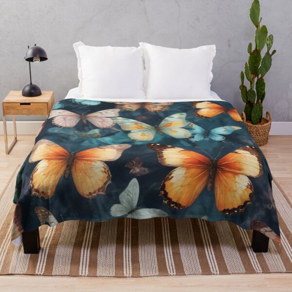 Item preview, Beautiful butterflies painting artwork print design designed and sold by Anshu3813.
