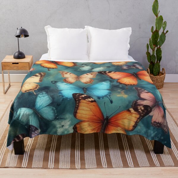 Item preview, Beautiful butterflies painting artwork print design designed and sold by Anshu3813.