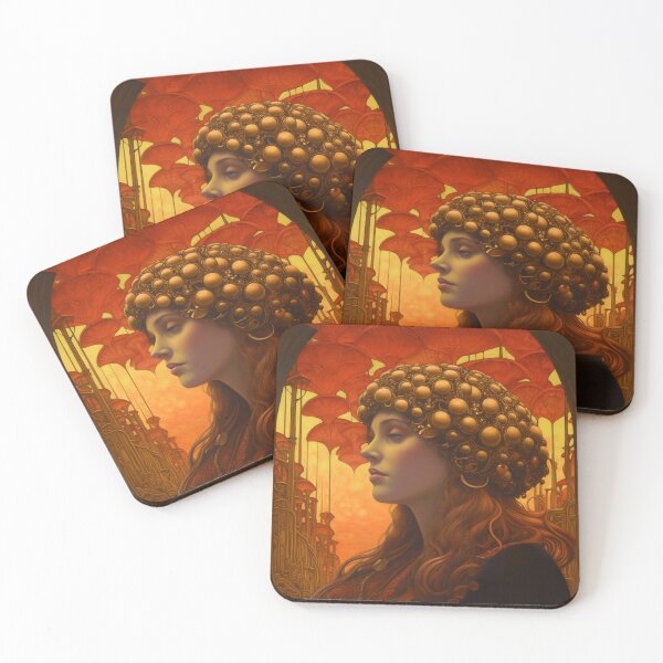 Item preview, Mushroom Queen, Soma Goddess Diety, Psychedelic, Magic Shrooms designed and sold by Art.Fusion.Studio.