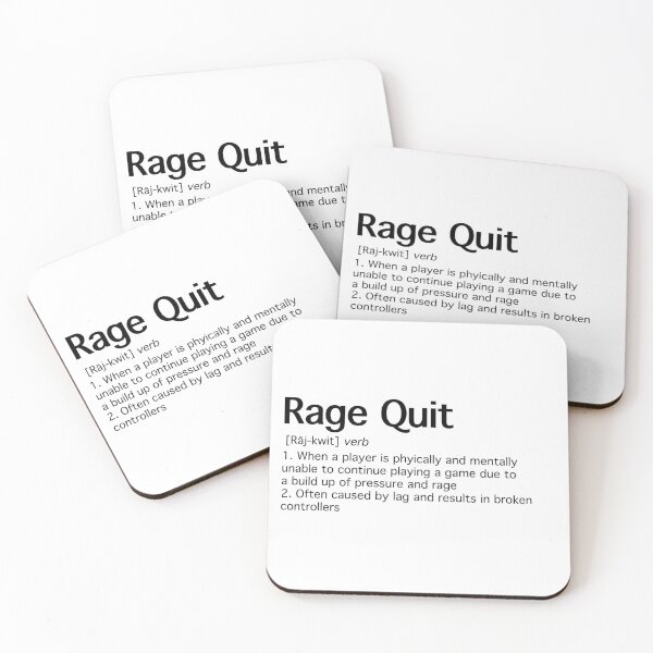 Item preview, Rage Quitting designed and sold by Mysterious Goose .