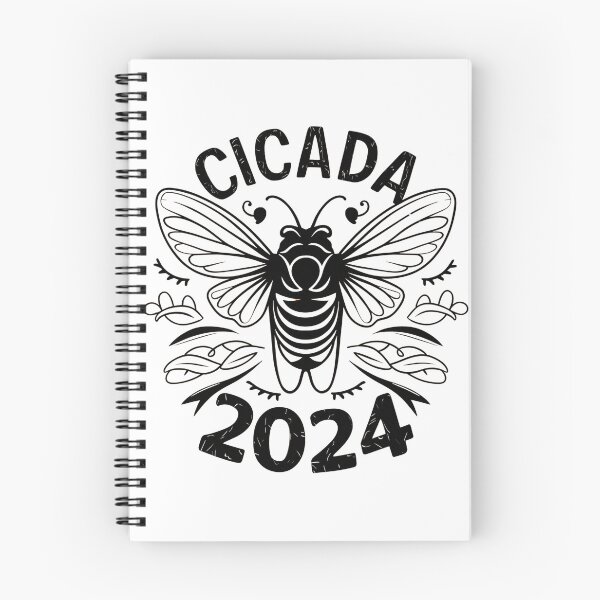Item preview, "Cicada 2024" Phenomenon,Simple design, white color,T-Shirt designed and sold by AI-volution.