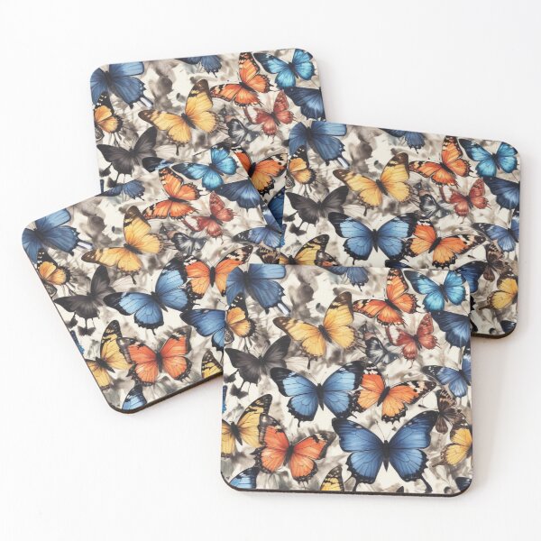 Item preview, Beautiful butterflies painting artwork print design  designed and sold by Anshu3813.