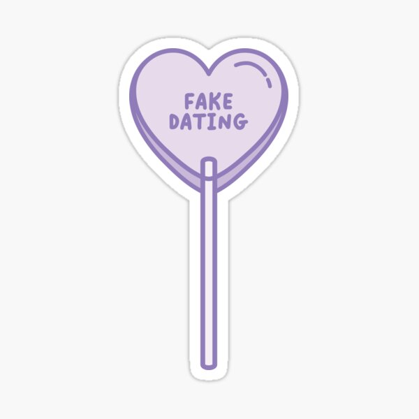 Artikel-Vorschau von Fake-Dating-Lollipop, designt und verkauft von katreadsitshop.