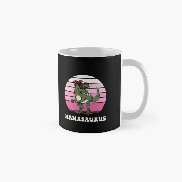 Item preview, Mamasaurus Funny Dinosaur on Pink Colors Retro Sunset  designed and sold by Savchuk-Vova.