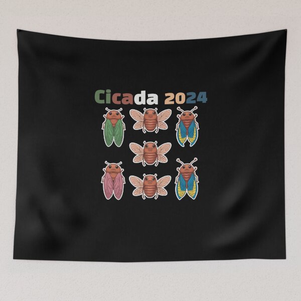 Item preview, "Cicada 2024" Chronicles, cartoon design, T-Shirt designed and sold by AI-volution.