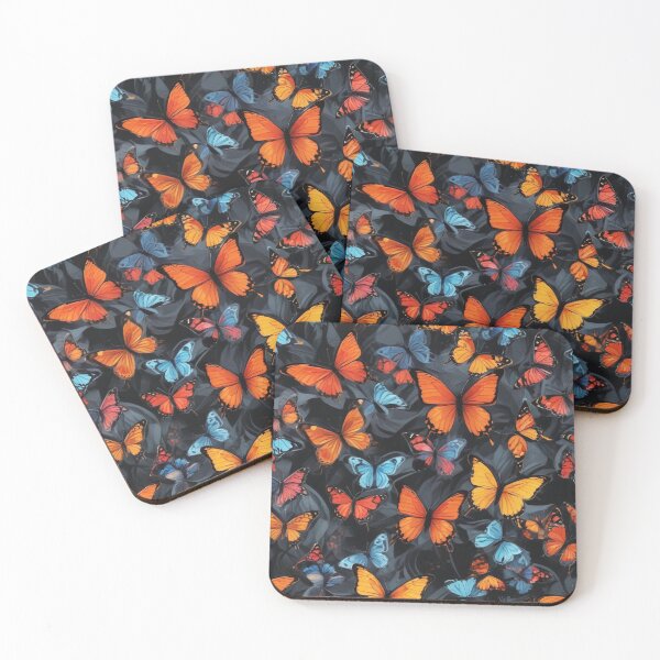 Item preview, Beautiful butterflies painting artwork print design designed and sold by Anshu3813.