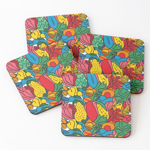 Item preview, Seamless pattern with colorful fantastic leaves designed and sold by Haji  Kamora.