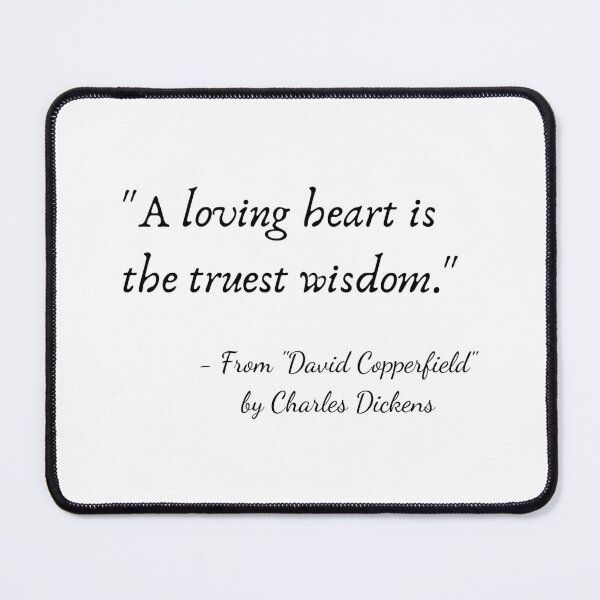 Item preview, A Quote from "David Copperfield" by Charles Dickens designed and sold by Poemit.