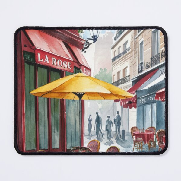 Item preview, Paris Cafe Watercolor Illustration … By Carraann designed and sold by CARRAANN.