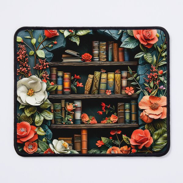 Item preview, Vintage Books Cracked Wall Art for Book Lovers Trendy Bookish Design designed and sold by URBANBADA.