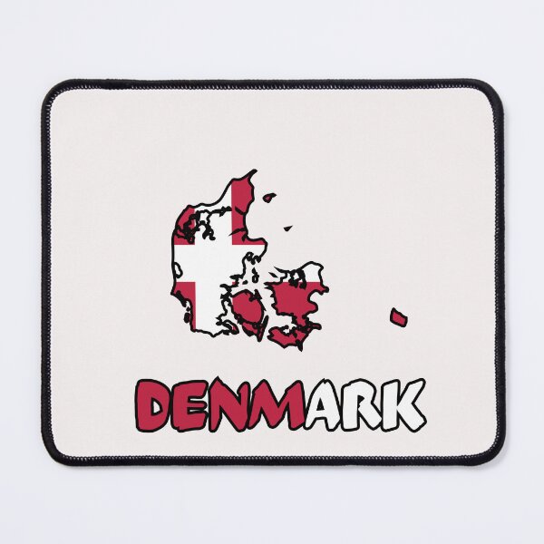 Item preview, Denmark Flag Map designed and sold by AnimalsDH305.