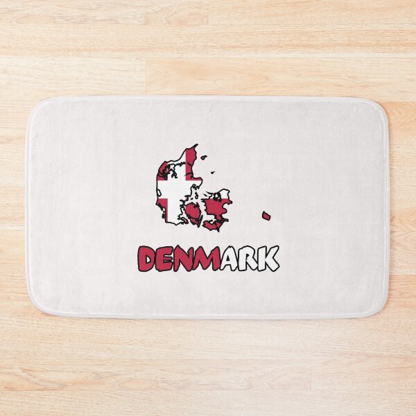 Item preview, Denmark Flag Map designed and sold by AnimalsDH305.