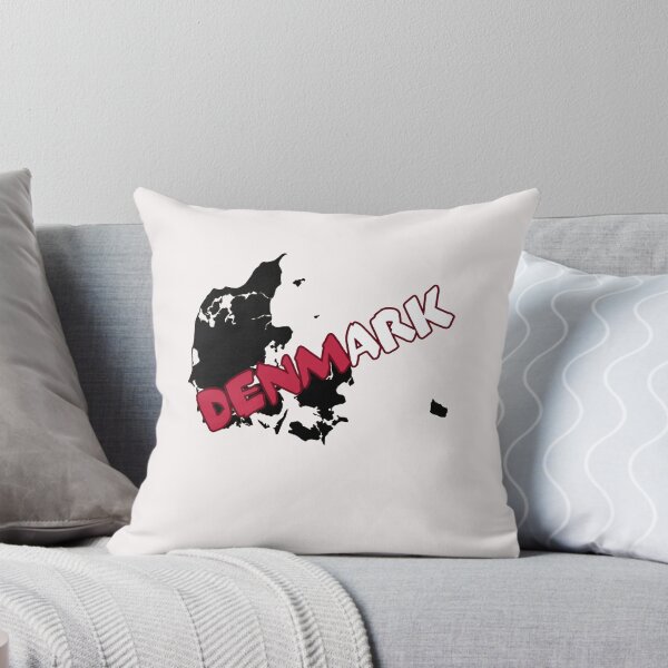 Item preview,  Denmark Flag Map designed and sold by AnimalsDH305.