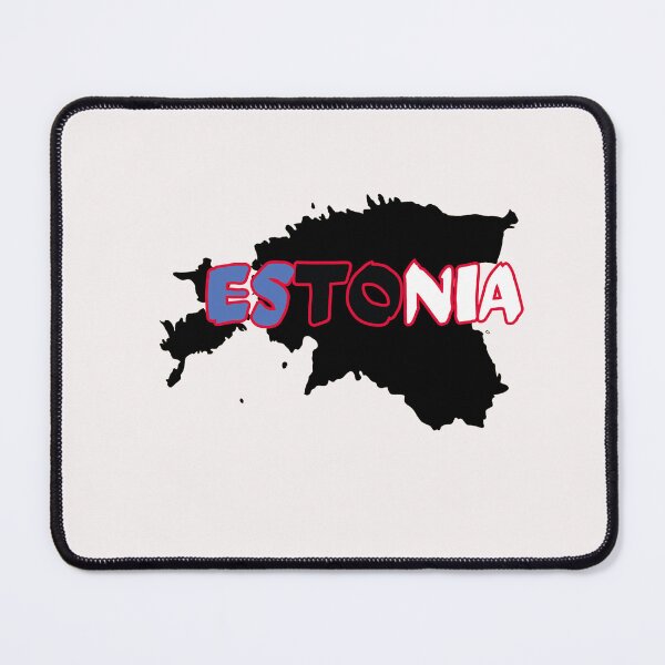 Item preview, Estonia Flag Map designed and sold by AnimalsDH305.