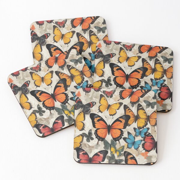 Item preview, Beautiful butterflies painting artwork print design  designed and sold by Anshu3813.