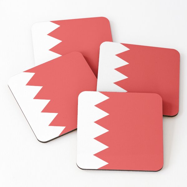 Item preview, Bahrain national flag Kingdom of Bahrain Persian Gulf designed and sold by Peter Etchells.