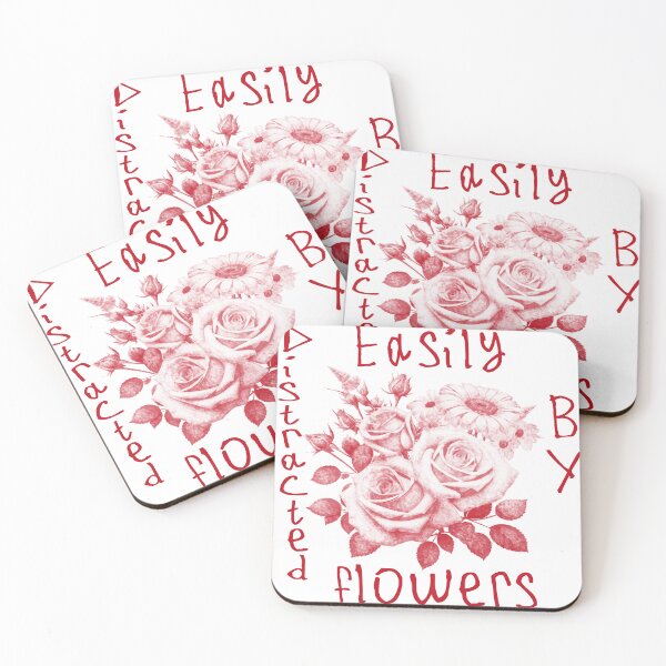 Item preview, Easily Distracted By Flowers designed and sold by kinpirks.