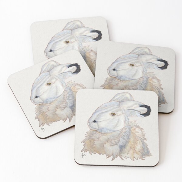 Item preview, Cuddly Arctic Hare Watercolor designed and sold by Angeles M. Pomata.