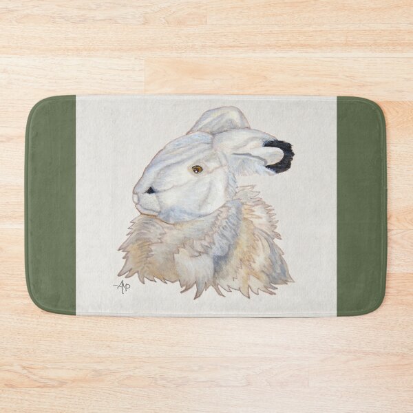 Item preview, Cuddly Arctic Hare Watercolor designed and sold by Angeles M. Pomata.