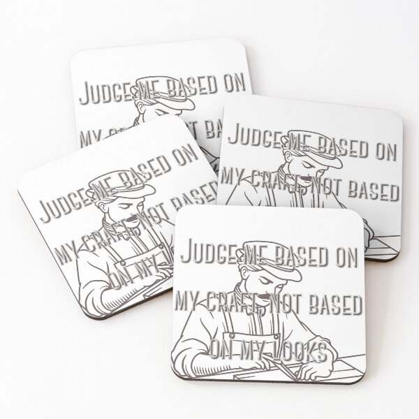 Item preview, Judge me based on my craft, not based on my looks designed and sold by BasedCanvas.