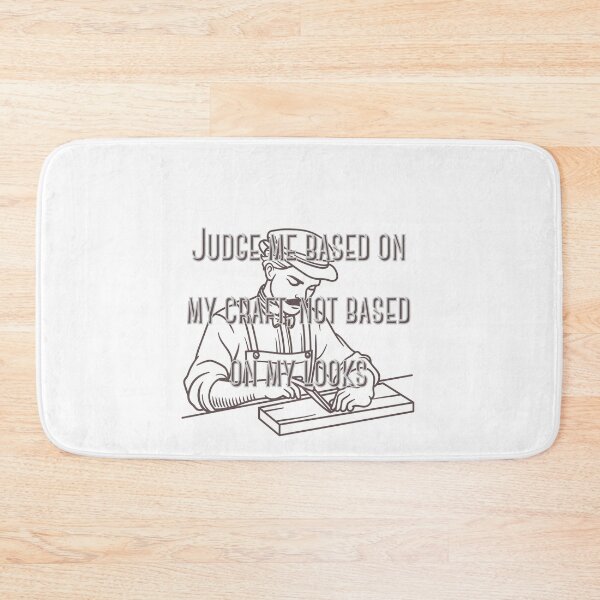Item preview, Judge me based on my craft, not based on my looks designed and sold by BasedCanvas.