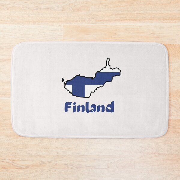 Item preview, Finland Flag Map designed and sold by AnimalsDH305.
