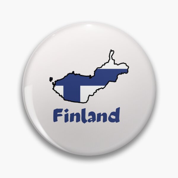 Item preview, Finland Flag Map designed and sold by AnimalsDH305.