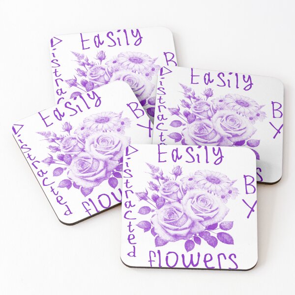 Item preview, Easily Distracted By Flowers designed and sold by kinpirks.