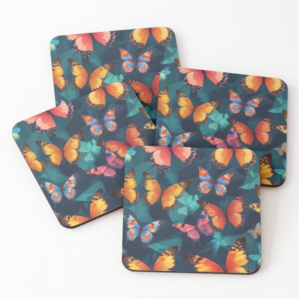 Item preview, Beautiful butterflies painting artwork print design designed and sold by Anshu3813.