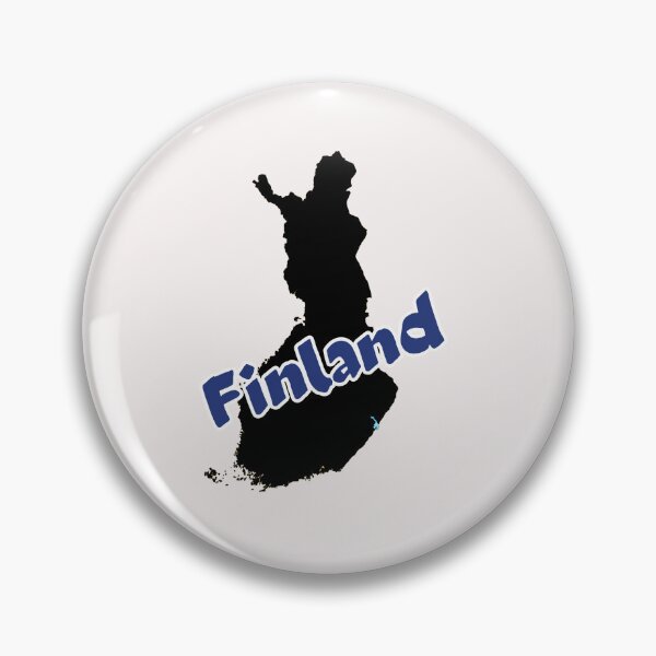 Item preview, Finland Flag Map designed and sold by AnimalsDH305.
