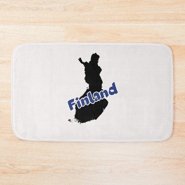 Item preview, Finland Flag Map designed and sold by AnimalsDH305.
