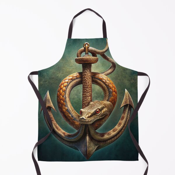 Item preview, Anchor and snake designed and sold by luna--design.