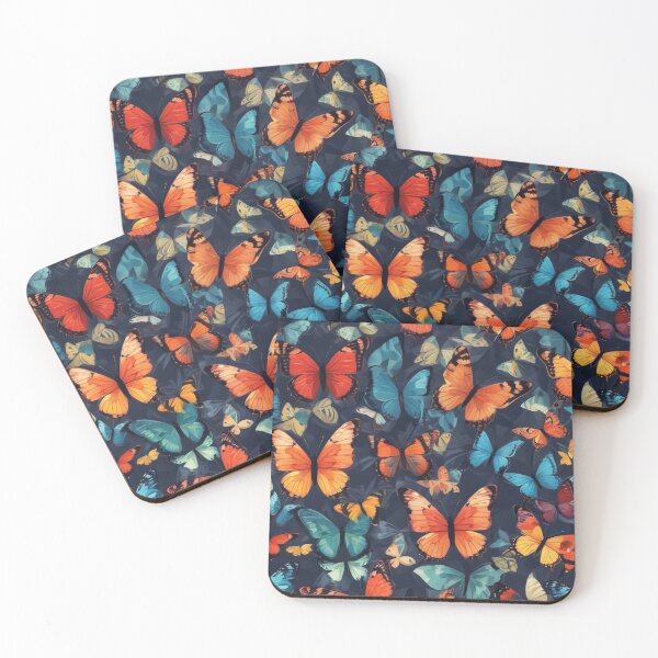Item preview, Beautiful butterflies painting artwork print design designed and sold by Anshu3813.