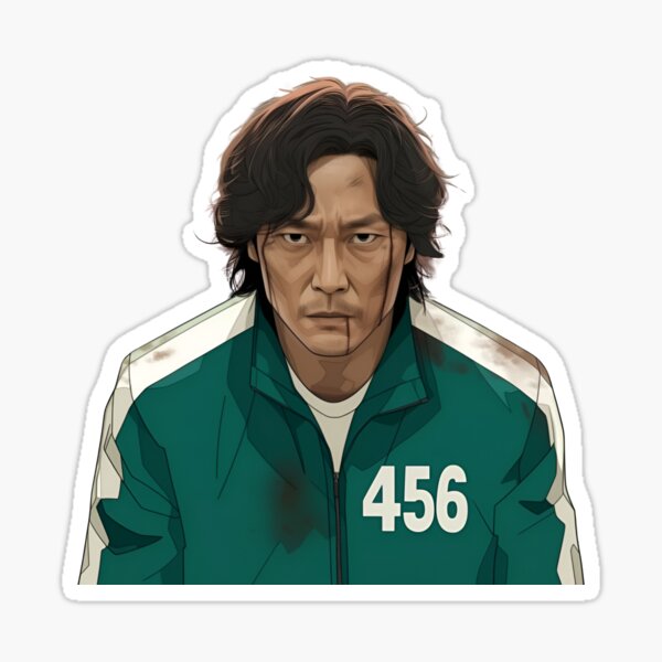 Item preview, Squid Game - Player 456 Seong Gi-hun designed and sold by Trendjoy.
