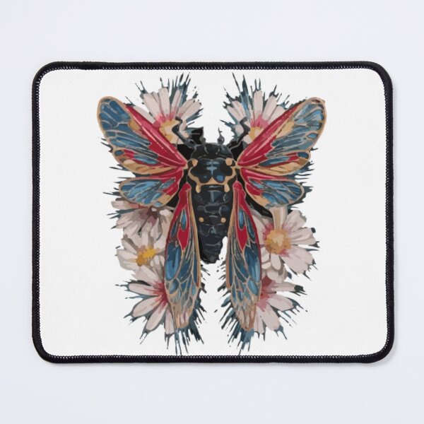 Item preview, floral cicada 2024  designed and sold by venavar.