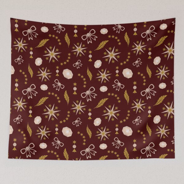 Item preview, Bridgerton - Queen Charlotte Pattern - Red designed and sold by SquareKeyStudio.