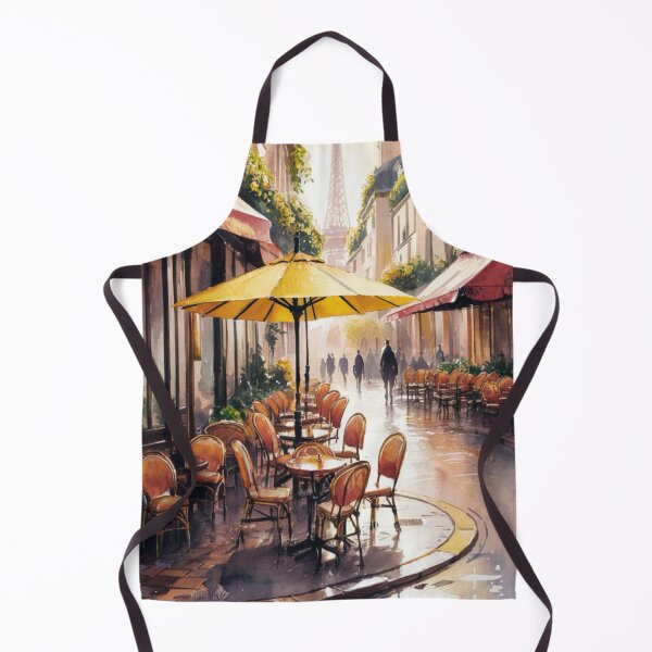 Item preview, Paris Cafe Watercolor Illustration … By Carraann designed and sold by CARRAANN.
