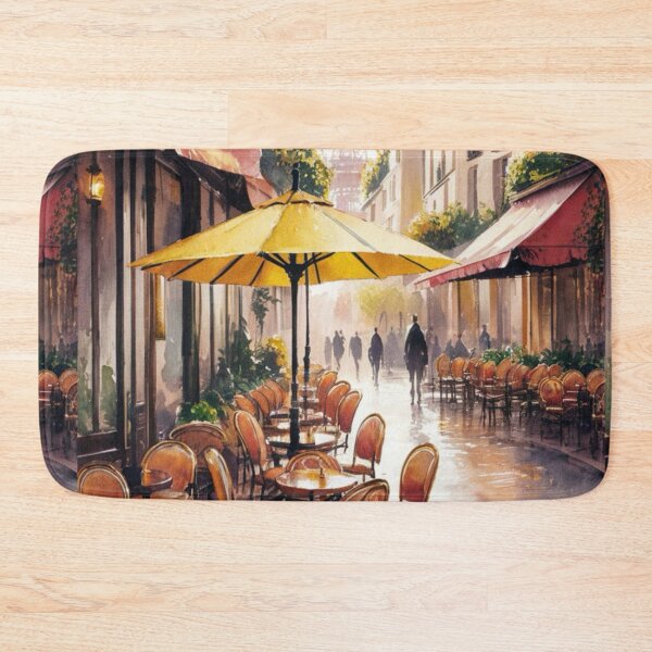 Item preview, Paris Cafe Watercolor Illustration … By Carraann designed and sold by CARRAANN.