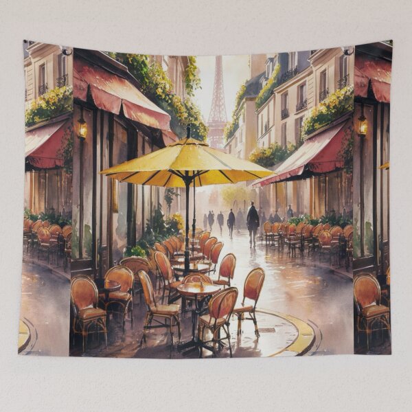 Item preview, Paris Cafe Watercolor Illustration … By Carraann designed and sold by CARRAANN.