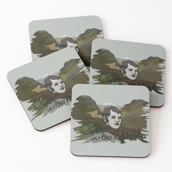 Item preview, My Hearts in the Highlands, Scotland, Robert Burns Portrait designed and sold by louweasely.