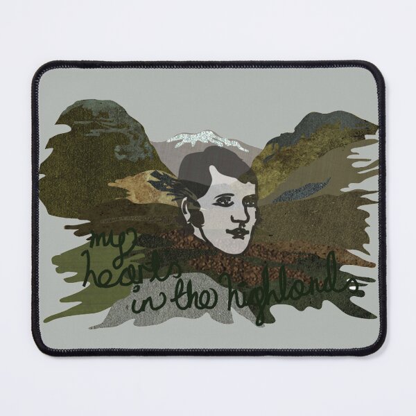 Item preview, My Hearts in the Highlands, Scotland, Robert Burns Portrait designed and sold by louweasely.