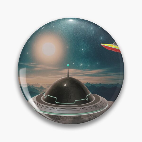Item preview, the vacuum of space and the art of UFOs designed and sold by Amateurtrader.