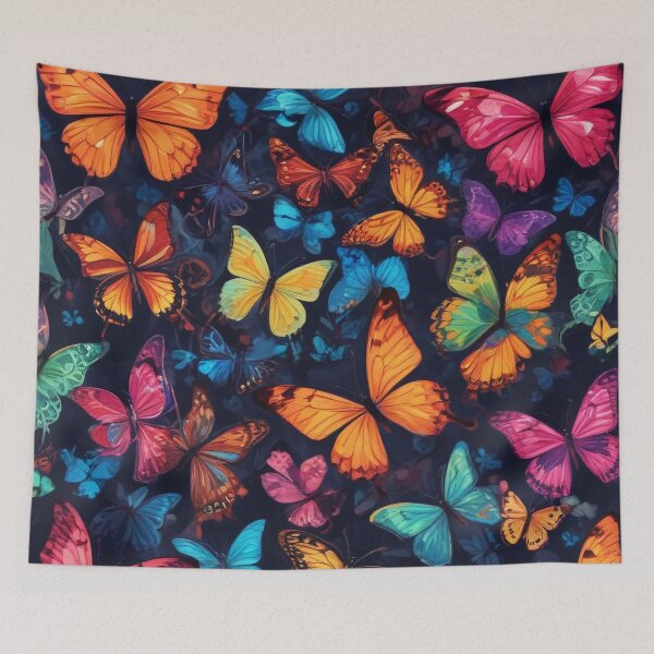 Item preview, Beautiful butterflies painting artwork print design  designed and sold by Anshu3813.