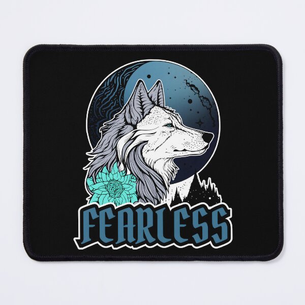 Item preview, Fearless Majestic Wolf Under The Full Moon Empowerment designed and sold by Savchuk-Vova.