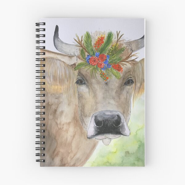 Item preview, Cow with floral decoration designed and sold by DANIS-kunst.
