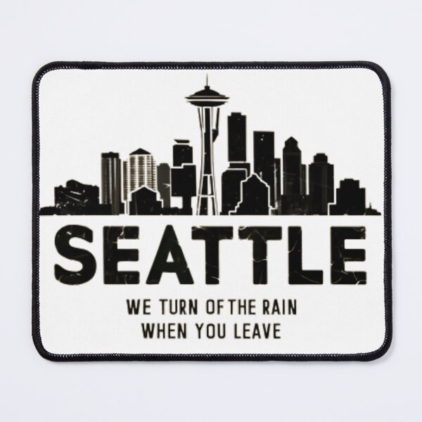 Item preview, Seattle Rain Pause - Fine Art Print designed and sold by GL!TCH LAB.